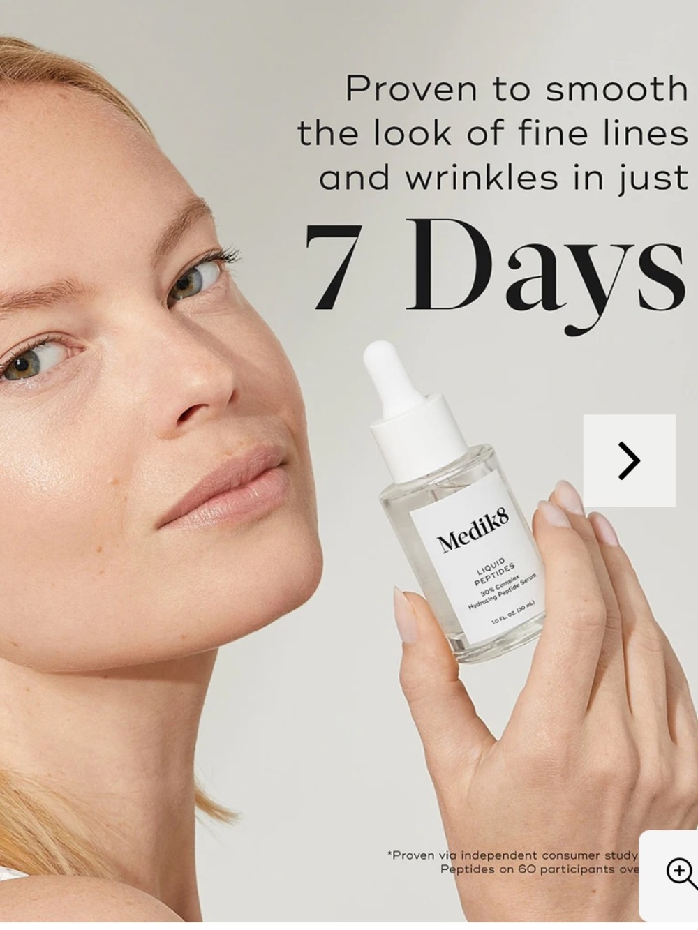 Medik8 Liquid Peptides - Line Smoothing Serum - Picture 3 of 7